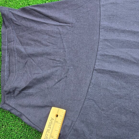 DOM Tshirt Mens 3XL‎ Short Sleeve Blue Bald Eagle Galaxy Space Graphic Casual - Picture 3 of 7